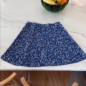 Marine Layer blue floral skirt